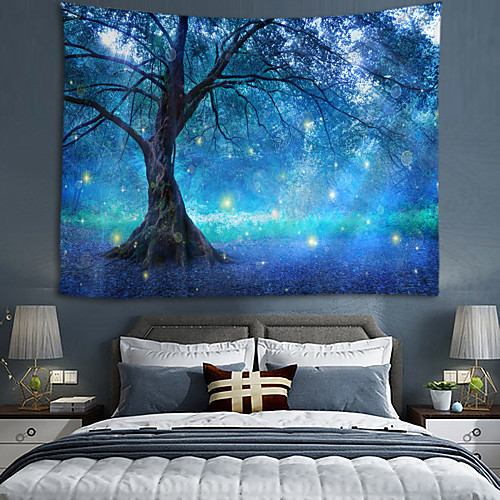 

Home Living Tapestry Wall Hanging Tapestries Wall Blanket Wall Art Wall Decor Forest Tree Tapestry Wall Decor
