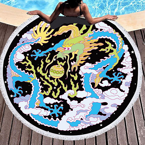 

Women's Beach Towel Swimsuit Geometric Normal Swimwear Bathing Suits Black Blue Yellow