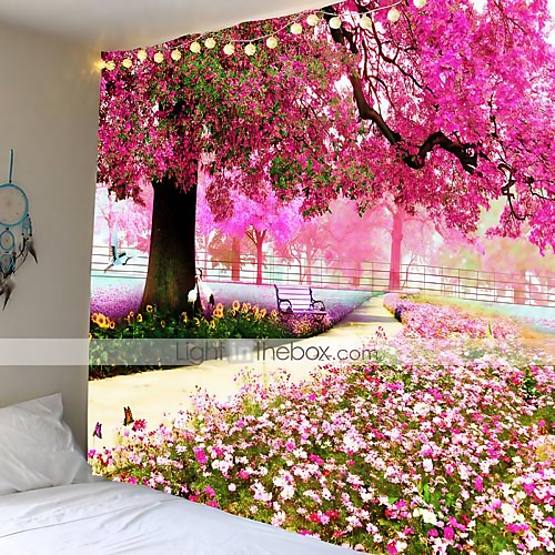 

Beautiful flower scene scenery series tapestry or background cloth or decorative cloth