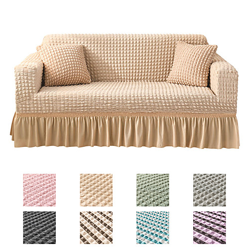 

Sofa Cover Striped / Solid Colored / Classic Yarn Dyed Polyester Slipcovers