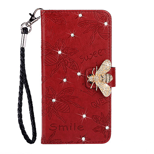 

Case for Samsung scene map Samsung Galaxy S20 S20 Plus S20 Ultra Point diamond Bee pattern embossed flip leather case PU materialphone case