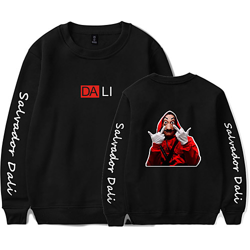 

Inspired by la casa de papel Dali Cosplay Costume Hoodie Pure Cotton Print Printing Hoodie For Women's / Men's