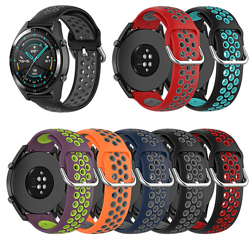 

22MM Silicone watch strap Band for Huawei Watch GT2 46mm / Watch GT / watch 2 pro / Honor Magic / MagicWatch 2 46MM
