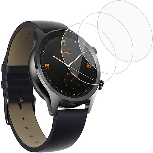 

3 PCS Screen Protector for TicWatch 2/ Pro/ C2/S2/E2 Smart Watch Tempered Glass Film Anti-Scratch High Definition Shield