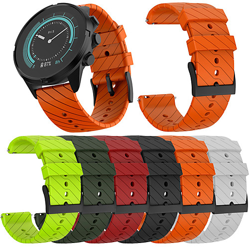 

Sports Soft Silicone Replacement Band Strap for Suunto 9/9 Baro Copper Watch Bracelet Strap Watch Wrist Belt Band for Suunto 9/9 Baro