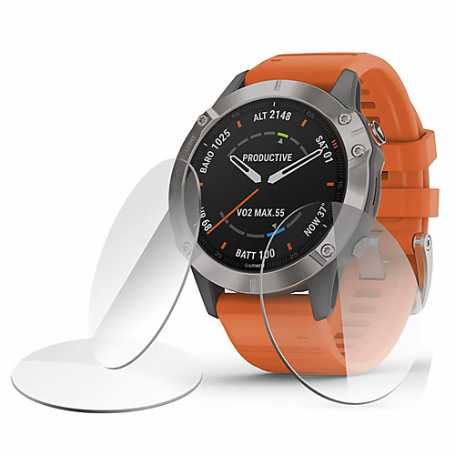 

3 PCS Screen Protector for Garmin Fenix 6X /6X Pro/6X Solar/6s/6s Pro/6s Sapphire/6/6 Pro/ 6 Sapphire/5/5s Tempered Glass Transparent High Definition (HD) Scratch Proof/9H Hardness