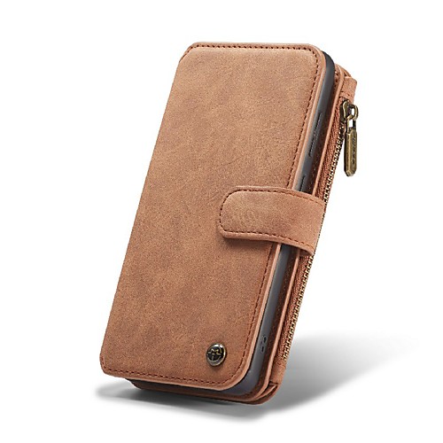 

Caseme Case For Samsung Galaxy S20 Plus / S20 Ultra / S20 Card Holder Full Body Cases Solid Colored PU Leather / TPU