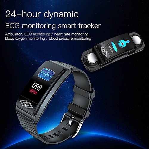 

P10 Smart Bracelet Smartwatch Android iOS Bluetooth Waterproof Heart Rate Monitor Sports Calories Burned Smart ECGPPG Pedometer Call Reminder Activity Tracker Sleep Tracker