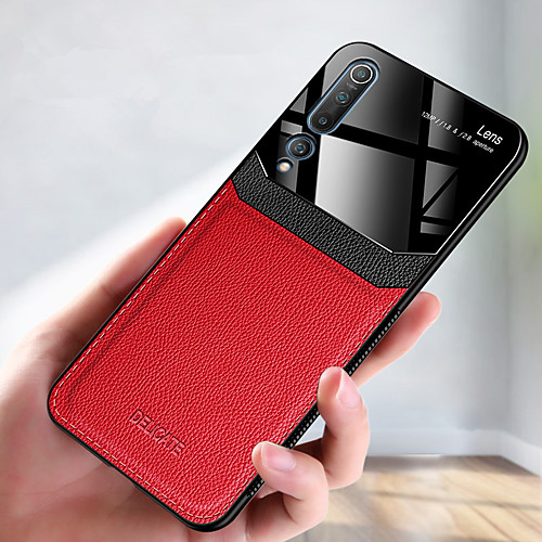 

Luxury Leather Phone Case For Xiaomi Mi 10 Pro CC9 Pro Mi 9T Pro Mi 9 SE Soft TPU Shockproof Back Cover Acrylic Camera Protection