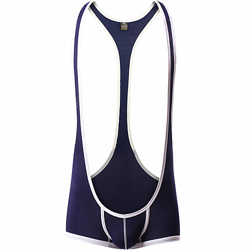 

Men's Backless Bodysuits Nightwear Solid Colored Gray / Red / Navy Blue M L XL / Summer