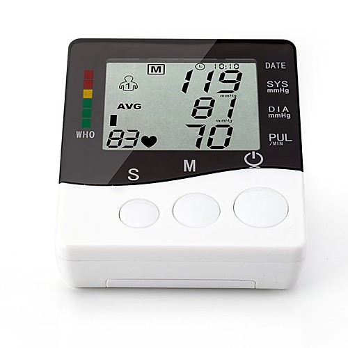 

Portable Medical Blood Pressure Monitor with Arm Cuff for Home Testing, Rechargeable Automatic Digital BP Monitor support Voice Function