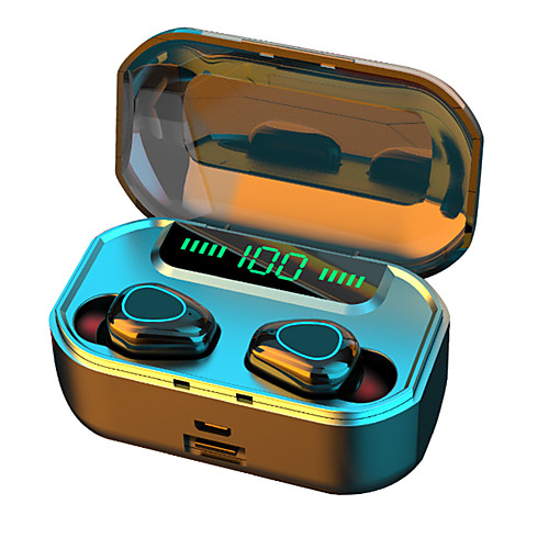

imosi G20 TWS True Wireless Earbuds Wireless Bluetooth 5.0 Stereo with Microphone with Volume Control with Charging Box Auto Pairing for Mobile Phone