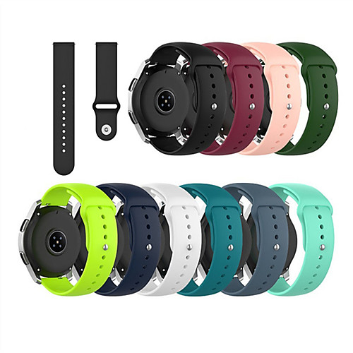 

22mm Silicone Watchband for Fossil Gen 5 Carlyle / Gen 5 Julianna / Gen 5 Garrett / Gen 5 Carlyle HR / Fossil Men's Gen 4 Explorist HR / Men's Sport / Hybrid Smartwatch Smartwatch Strap Band Bracelet