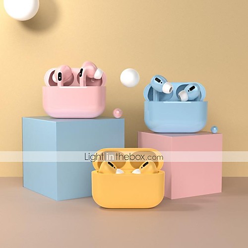 

LITBest Macaron AirPro 3 TWS True Wireless Earbuds Rename GPS Find My Devices (iOS) Voice Control Hey Siri 1 to 1 Replica Automatic Ear Detection with Qi Wireless Charging Box Bluetooth 5.0