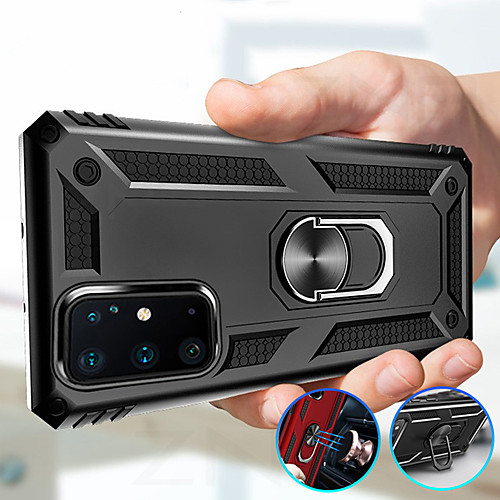 

Shockproof Armor Phone Case For Samsung Galaxy S20 Ultra S20 Plus Note 10 Pro Note 9 Note 8 Holder Magnetic Ring Stand Car Cover