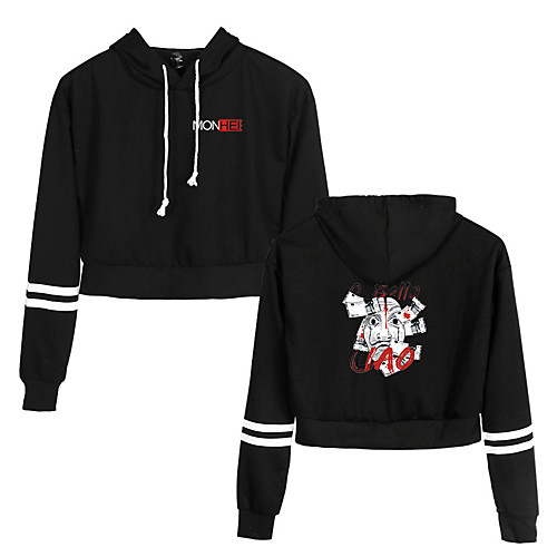 

Inspired by la casa de papel Dali Cosplay Costume Hoodie Pure Cotton Print Printing Hoodie For Women's