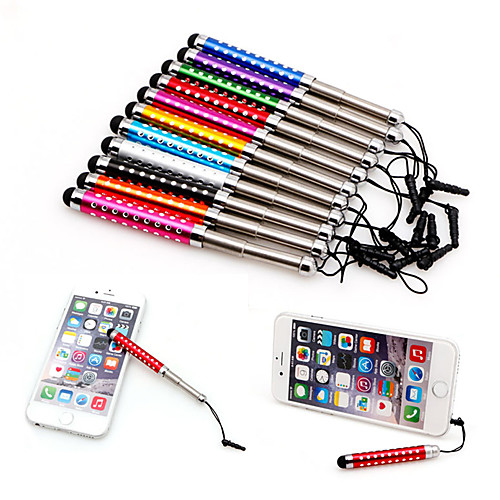 

Unique Retractable Capacitive Diamond Stylus Touch Screen Pen For iPhone iPad Tablet PC