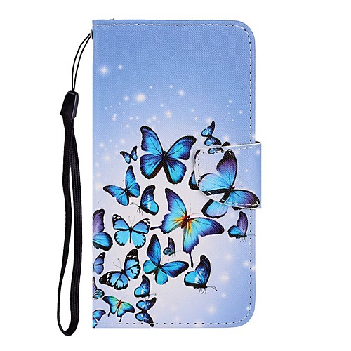

Case For Huawei P40 Lite/Nova 7SE/Y9 Prime 2019 Wallet / Card Holder / with Stand Full Body Cases Butterfly PU Leather For Huawei P Smart Z/P20 Lite 2019/Nova 7 Pro/Honor V30/Play 3