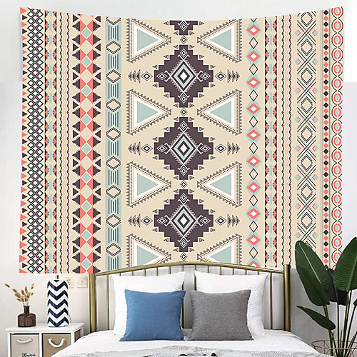 

Wall Tapestry Art Decor Blanket Curtain Picnic Tablecloth Hanging Home Bedroom Living Room Dorm Decoration Bohemian Geometric Pattern