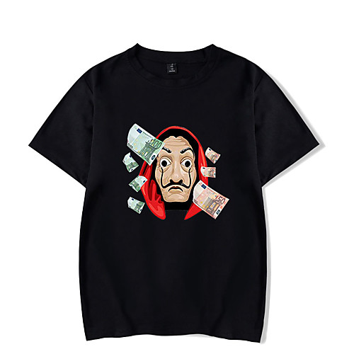 

Inspired by la casa de papel Dali Cosplay Costume T-shirt Pure Cotton Print Printing T-shirt For Men's / Women's