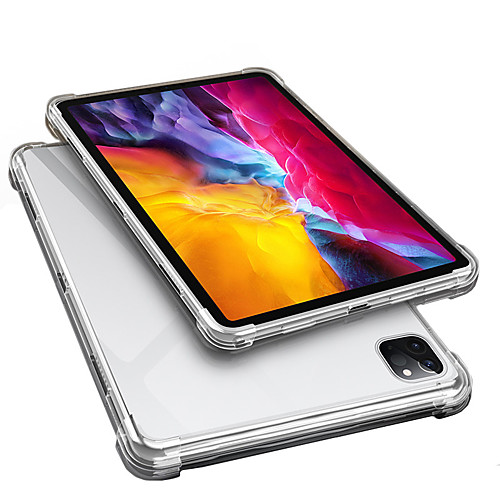 

Case For Apple iPad Pro 12.9''(2018) / Ipad Pro 12.9''2020 Shockproof Back Cover Solid Colored TPU