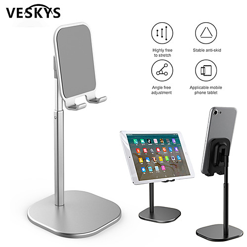 

VESKYS Rotating tablet flexible phone holder for iphone Universal cell desktop stand for phone Tablet Stand mobile support table
