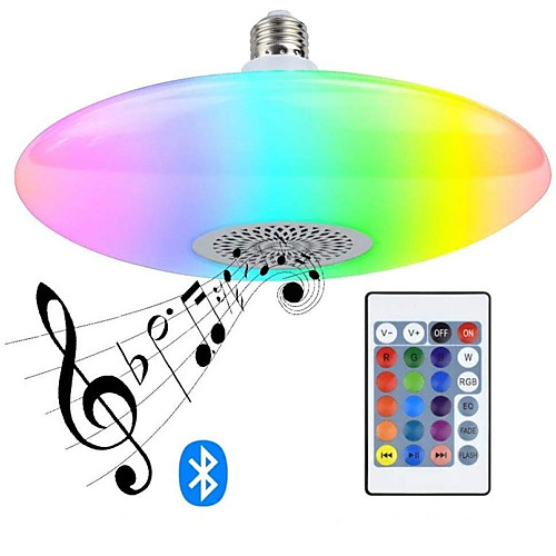 

Bluetooth Music Bulb RGBW High-power 45W UFO Lamp Bluetooth Music UFO Lamp Intelligent 16-color Bulb
