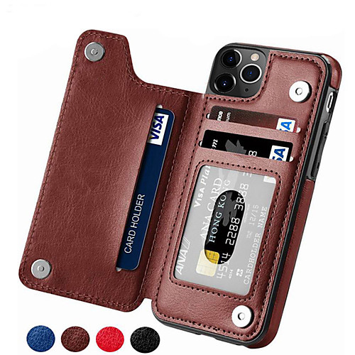 

Case For Samsung Galaxy S20 S20 Plus S20 Ultra Card Holder Magnetic Back Cover Solid Colored PU Leather S10 S10E S10 Plus S9 S9 Plus S8 S8 Plus S7 S7 Edge