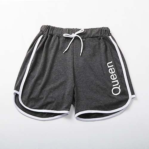 

Women's Basic Chinos Shorts Pants Print Print Dark Gray