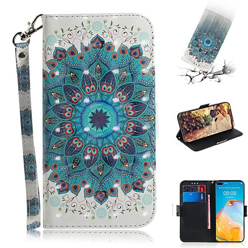 

Case For Huawei Y6 2019/P Smart Plus 2019/Mate 20X Wallet / Card Holder / Flip Full Body Cases Flower PU Leather For Huawei Mate 30 Lite/P40 Pro/P Smart Z/Honor 20 Pro/Nova 6 SE