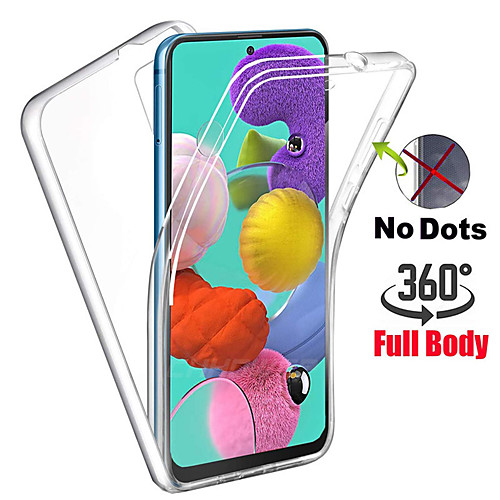 

360 Degree Full Body Case For Samsung Galaxy S20 Ultra S10 Plus A51 A91 A81 A71 S10e S8 S9 Plus A70 A50 A40 A30 A20 A10 A20e A7 2018 A6 A8 Plus 2018 Transparent PC Silicone Thin Gel TPU Soft Cover