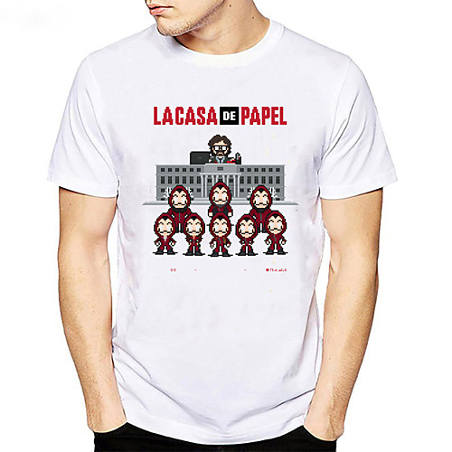 

Inspired by la casa de papel Dali Cosplay Costume T-shirt Polyster Print Printing T-shirt For Men's / Women's
