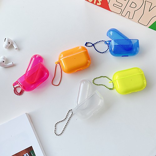 

Headphone Carry Bag Simple Style Apple Airpods Pro Scratch-proof Plastic Shell