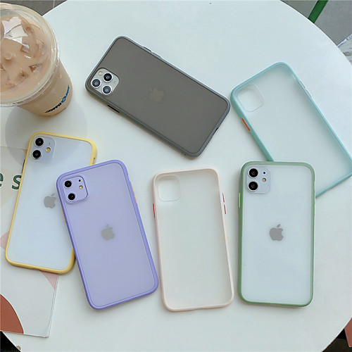 

Case For Apple iPhone 11 /11 Pro /11 Pro Max /X/Xs/XR/XS Max Shockproof / Frosted Back Cover Transparent TPU / PC