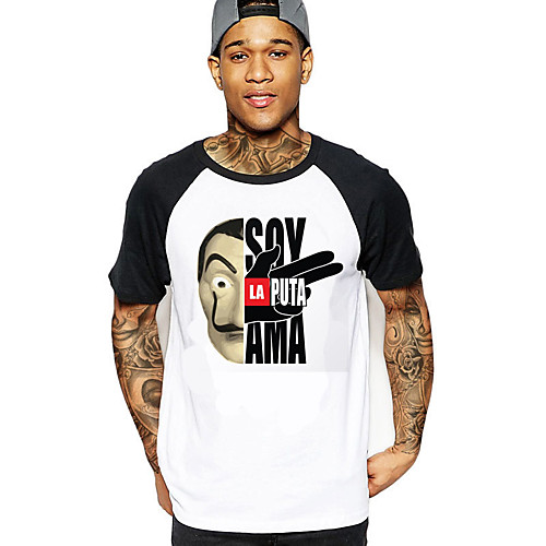 

Inspired by la casa de papel Dali Cosplay Costume T-shirt Polyster Print Printing T-shirt For Men's / Women's