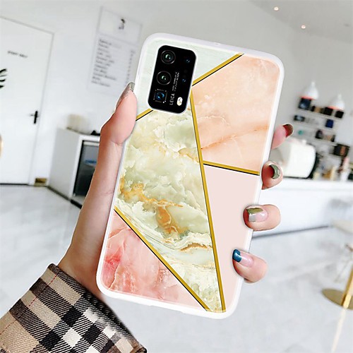 

Case For Huawei P Smart 2019/Honor 8A/Y7 2019 Ultra-thin / Frosted / Pattern Back Cover Geometric Pattern / Marble TPU For Huawei P Smart Z/Y6 2019/Honor 8X/20/20 Pro/9x/9x Pro/P40 Pro