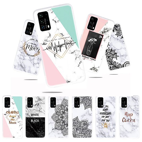 

Case For Huawei P20/P20 Pro/P20 lite Ultra-thin / Frosted / Pattern Back Cover Marble TPU For Huawei P40/P30 Pro/P Smart Z/P Smart 2019/Y6 2019/Y7 2019/Mate 20 Lite/Mate 20 Pro