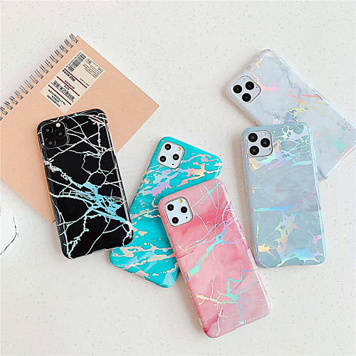 

Case For Apple iPhone 11 /11 Pro /11 Pro Max/XS Max/XS/XR/X/8P/7P/8/7 Shockproof / IMD Back Cover Marble TPU