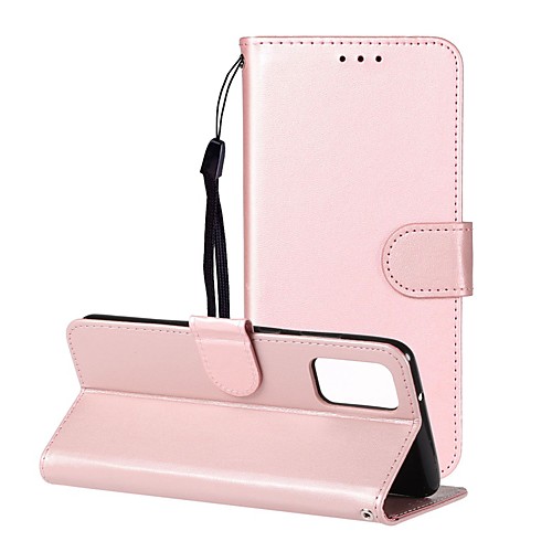 

Case For Samsung Galaxy A10/Galaxy A30/Galaxy A50 Wallet / Card Holder / with Stand Full Body Cases Solid Colored PU Leather For Galaxy A20/A20E/A40/A70/A51/A71/S20/S20 Plus/S20 Ultra/Note 10 Plus