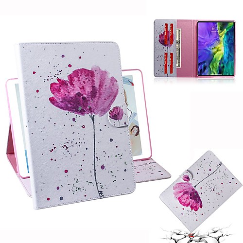 

Case For Apple iPad Mini 3/2/1 / iPad Mini 4 / iPad Pro 11'' Wallet / Card Holder / Flip Full Body Cases Flower PU Leather
