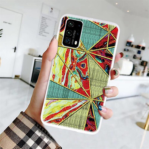 

Case For Huawei P Smart 2019/Honor 8A/Y7 2019 Ultra-thin / Frosted / Pattern Back Cover Geometric Pattern / Marble TPU For Huawei P Smart Z/Y6 2019/Honor 8X/20/20 Pro/9x/9x Pro/P40 Pro