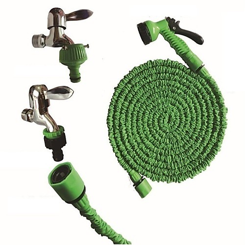 

50FT New Magic Flexible Garden Hose Expandable Watering Hose With Plastic Hoses Telescopic Pipe With Spray Gun To Watering