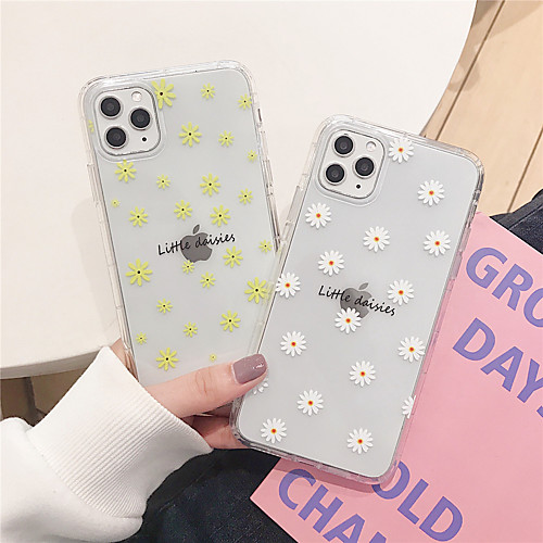 

Case For Apple iPhone 11 11Pro 11 Pro Max Small daisy pattern TPU material painting process anti-scratch airbag anti-drop mobile phone case