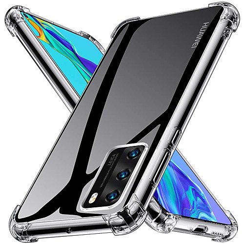 

Case For Huawei Huawei P40 / Huawei P40 Pro / Huawei P40 Pro Plus Transparent Back Cover Solid Colored TPU for Huawei P30 / P30 Pro / P30 Lite / P20 / P20 Lite / P20 Pro