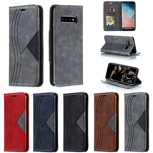 

Case For Samsung Galaxy S20/S20 PLus/S20 Ultra/S10/S10 Lite/S10 Plus/Note 10 Pro/Note 10/Note 10 Plus/Note 9/A70/A70S/A71/A50 Card Holder / Shockproof / Flip Full Body Cases Solid Colored PU Leather