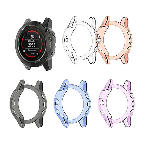 

For Garmin Fenix 5X Replacement TPU Protective Case Cover Shell Transparent