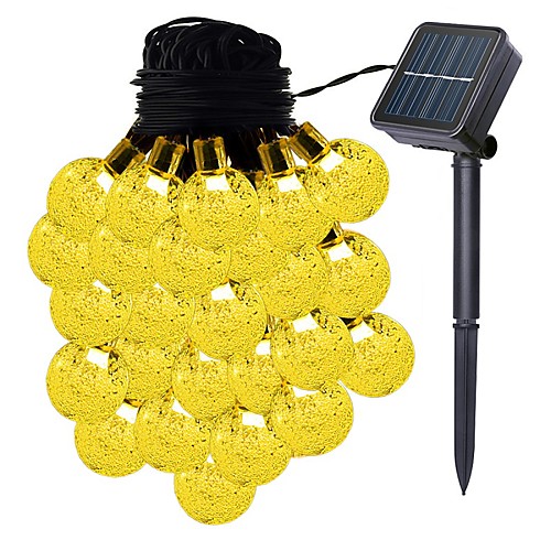 

6M40 led Solar Powered Wind Chime Light LED Garden Hanging Spinner Lamp Color Changing solar garden lamp Home Decoration solar garland