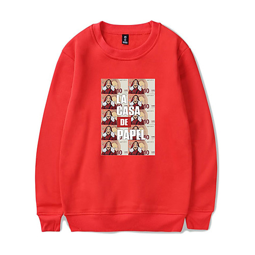 

Inspired by la casa de papel Dali Cosplay Costume Hoodie Pure Cotton Print Printing Hoodie For Men's / Women's