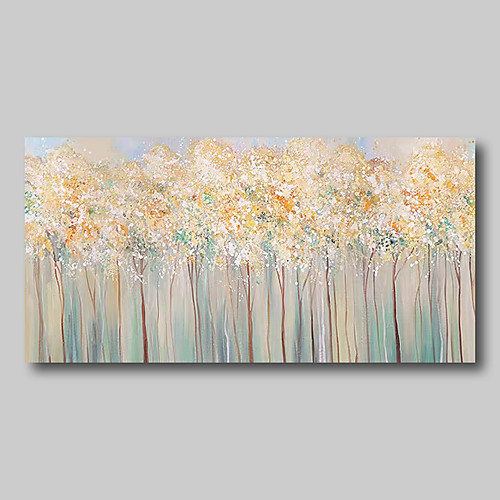 

Oil Painting Hand Painted Horizontal Abstract Abstract Landscape Comtemporary Modern Stretched Canvas