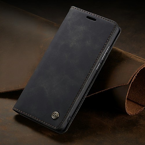 

Caseme Case For Huawei HUAWEI P40 / HUAWEI P40 PRO / P40 lite E Wallet / Card Holder / Flip Full Body Cases Solid Colored PU Leather / TPU